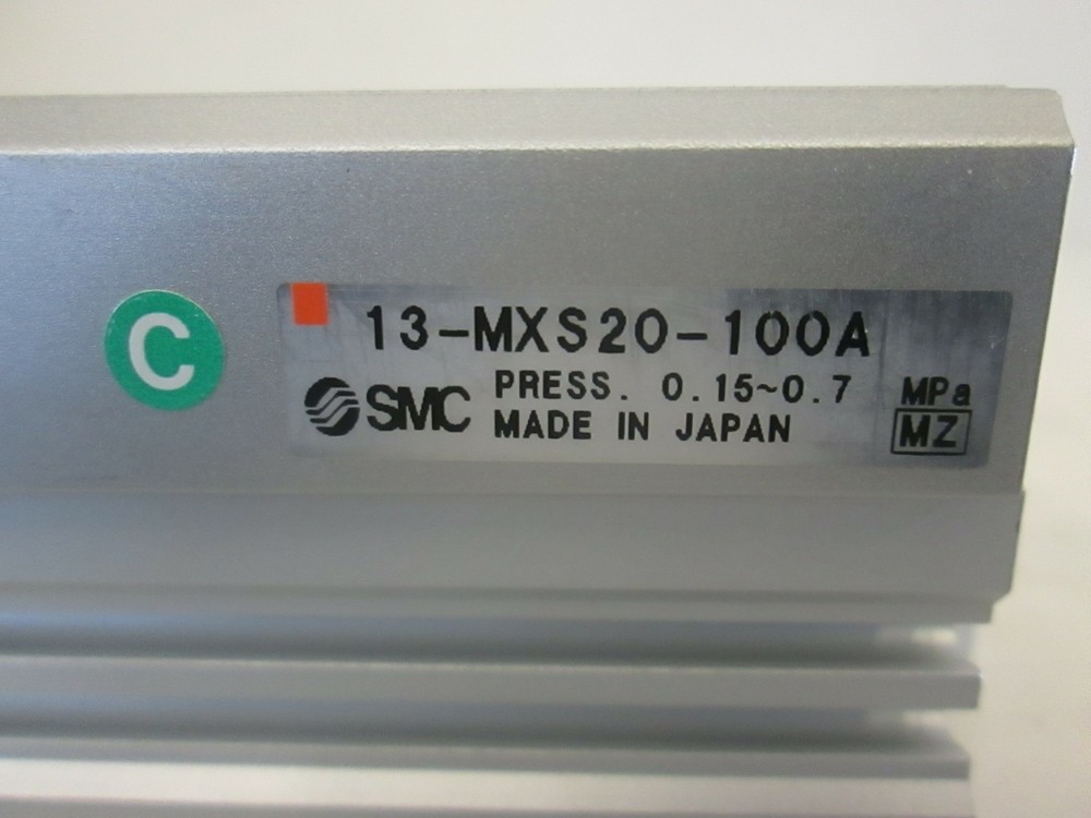 SMC, Linear Guide Actuator, 13-MXS20-100A, Used