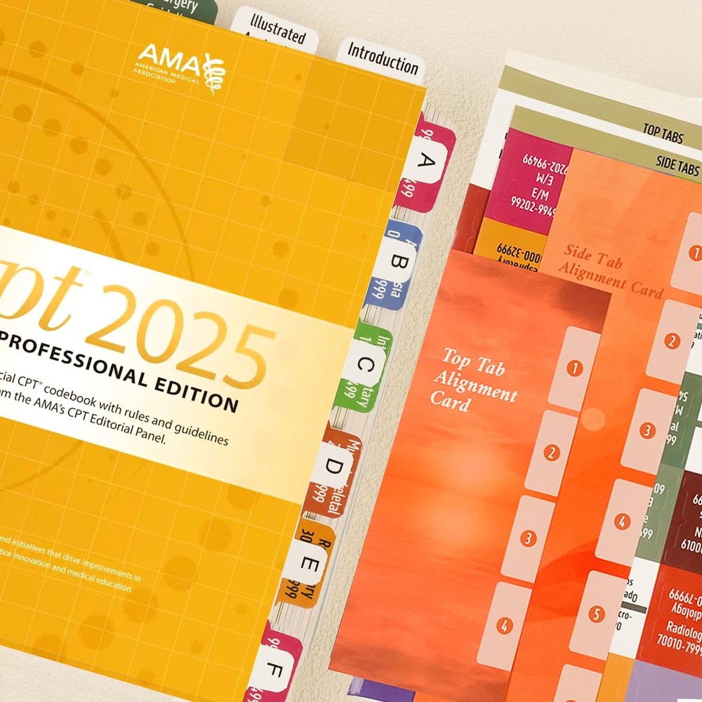 Index Tabs for CPT 2025 Professional Edition AMA Version | Code 2025 Cpt
