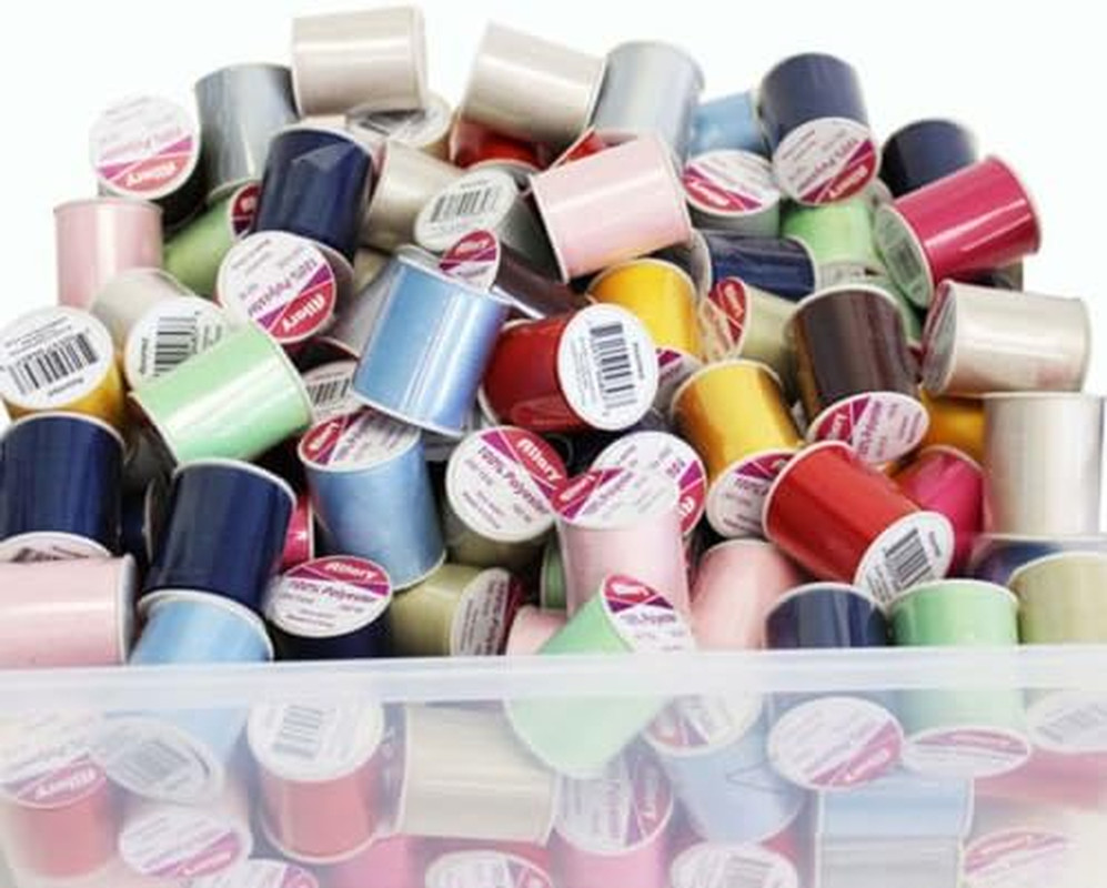 24 Pack Bulk Buy  100% Polyester 200 Yds Sewing Threads (Assorted)