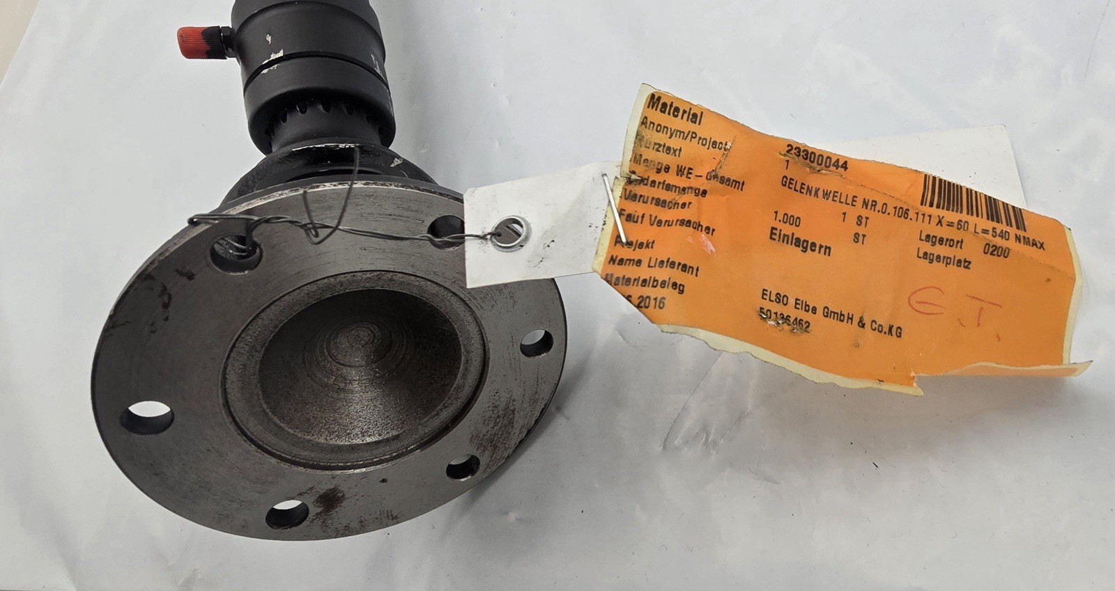 Elbe Elso Gelenke 0.106.111 Universal Cardan PTO Drive Shaft W/540mm Ext NEW OEM