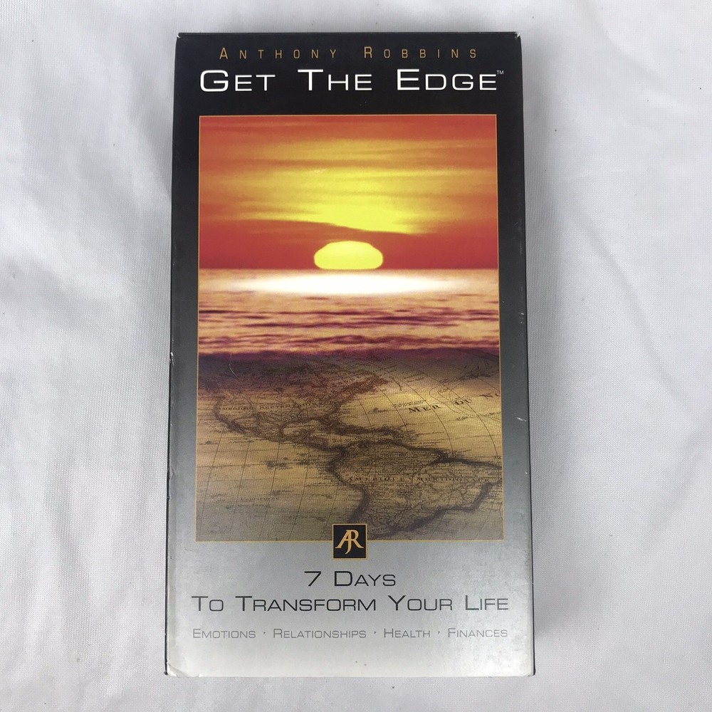 Tony Robbins Get The Edge VHS Tape