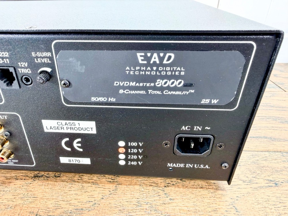 Alpha Digital Technologies EAD DVD Master 8000 G1196