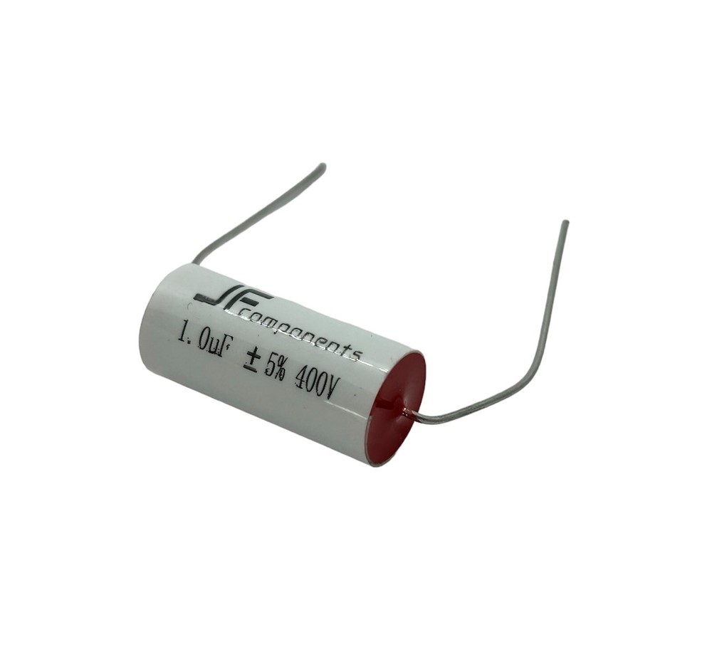 JFcomponents 1.0uF 400V MKP Metallized Poly Capacitor for crossover.