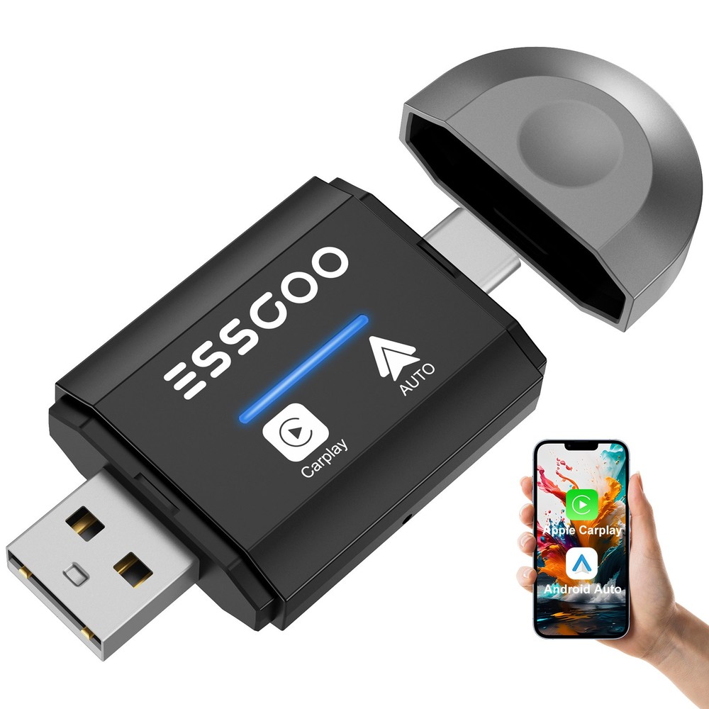 2025 USB Wireless CarPlay Adapter For iPhone Apple Wireless Dongle Plug ＆ Play