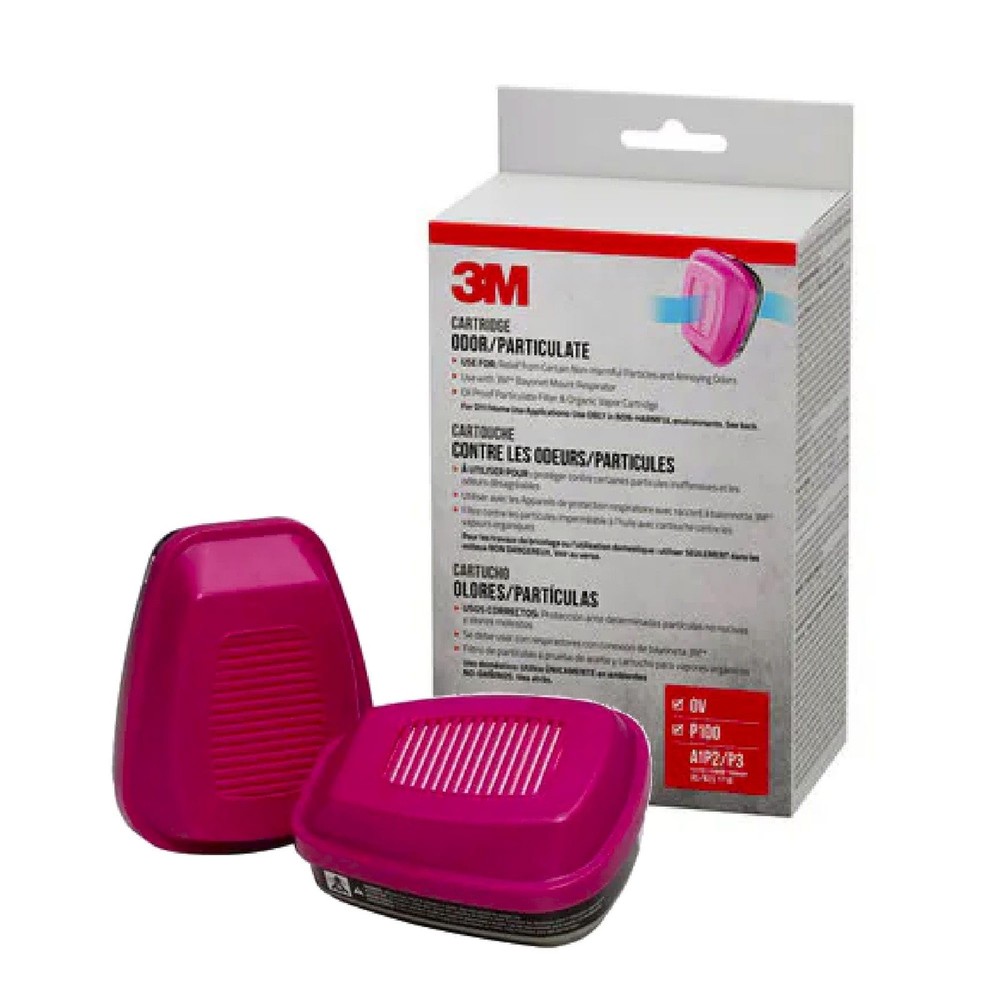 3M Replacement Cartridges Household Multi-Purpose Respirator