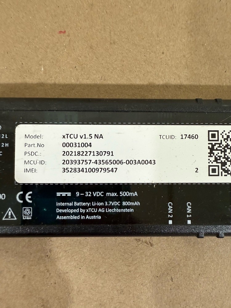 xTCU Telemetry Module | 00031004 | xTCU v1.5 NA
