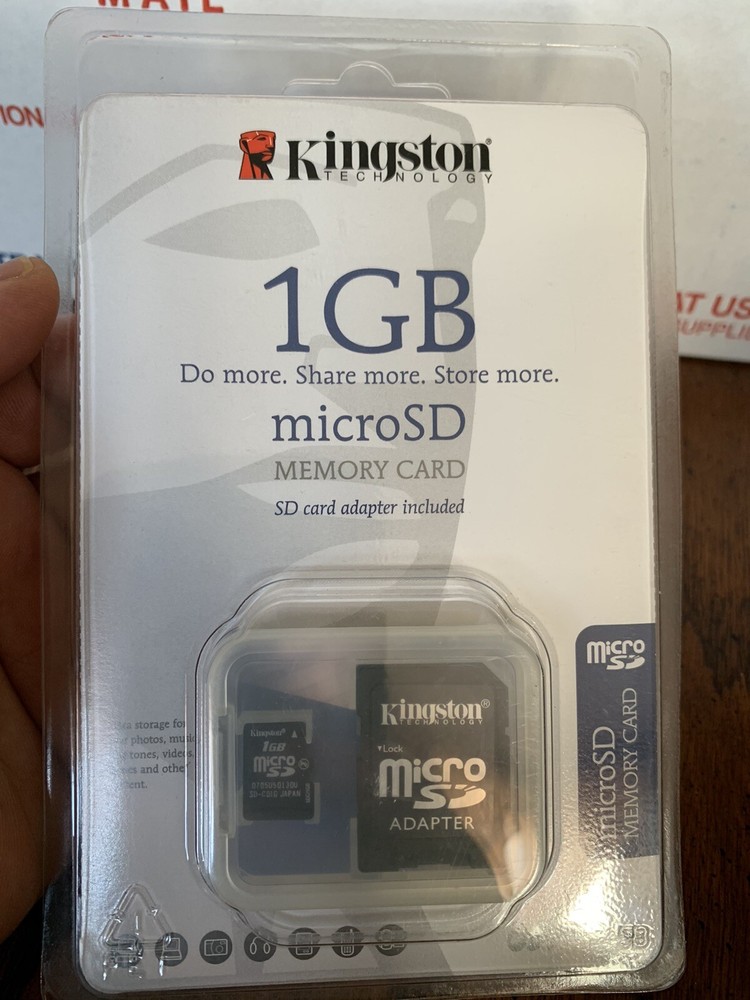 Kingston 1GB microSD Memory Card with Adapter