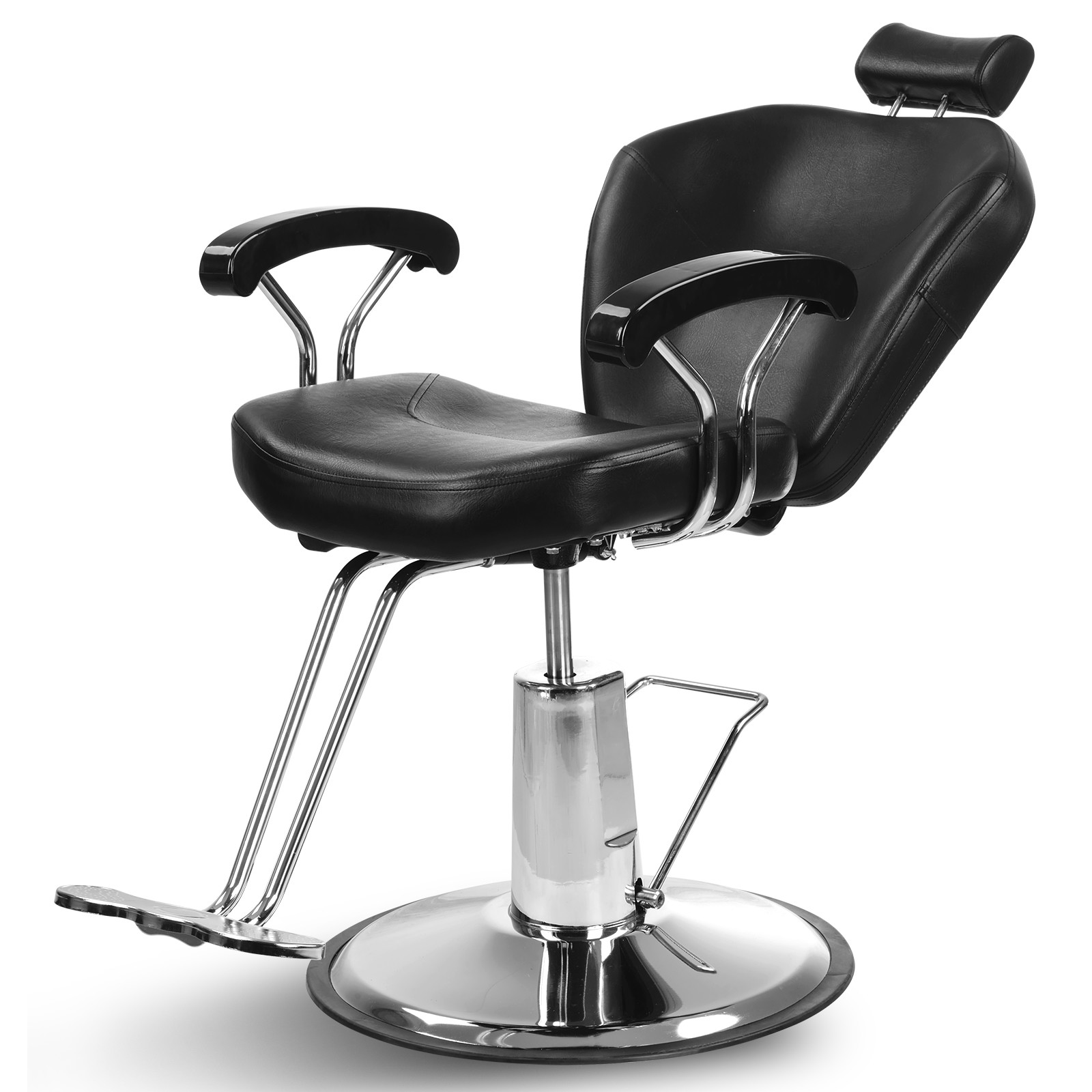 Reclining Hydraulic Barber Chair Styling Salon Beauty Shampoo Spa Equipment