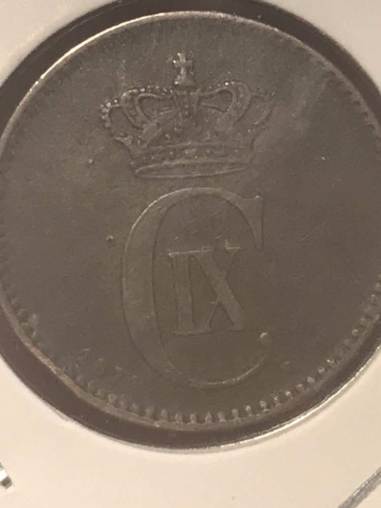 1874 Denmark 2 Ore KM # 793.1
