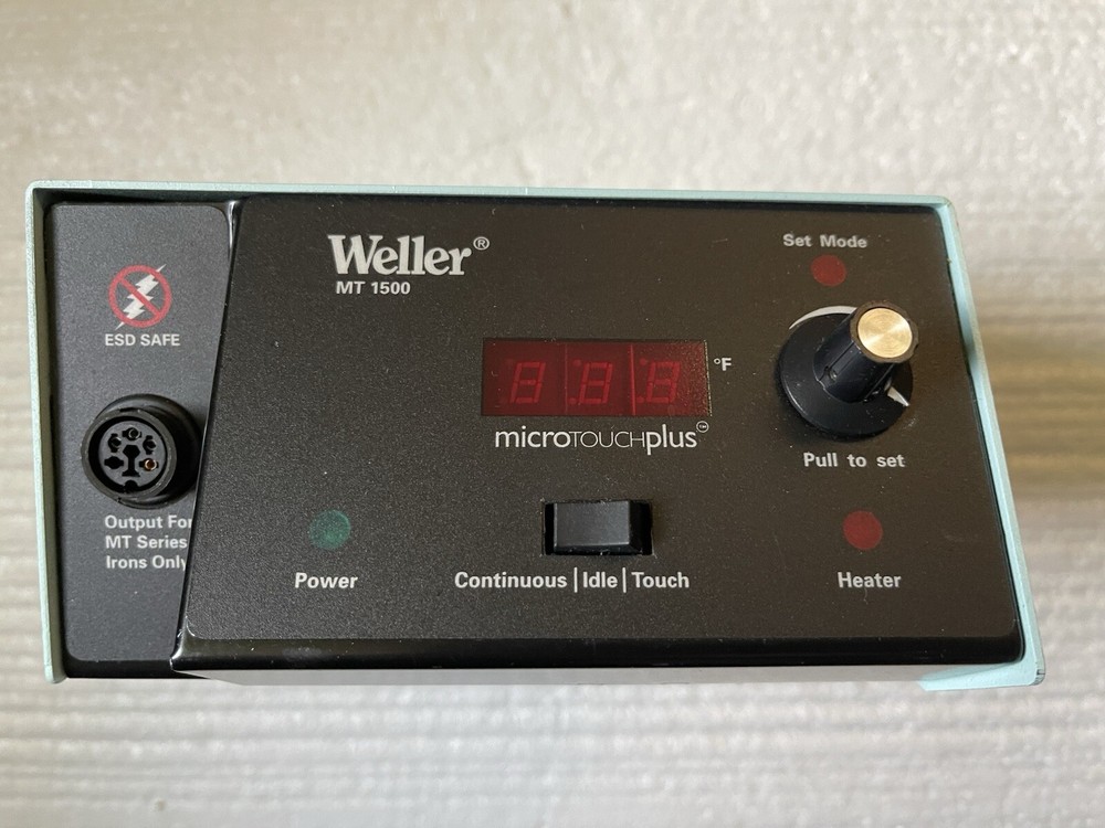 Weller MT 1500 MicroTouch Plus Soldering Station,NICE ,Extra 2 New Tips