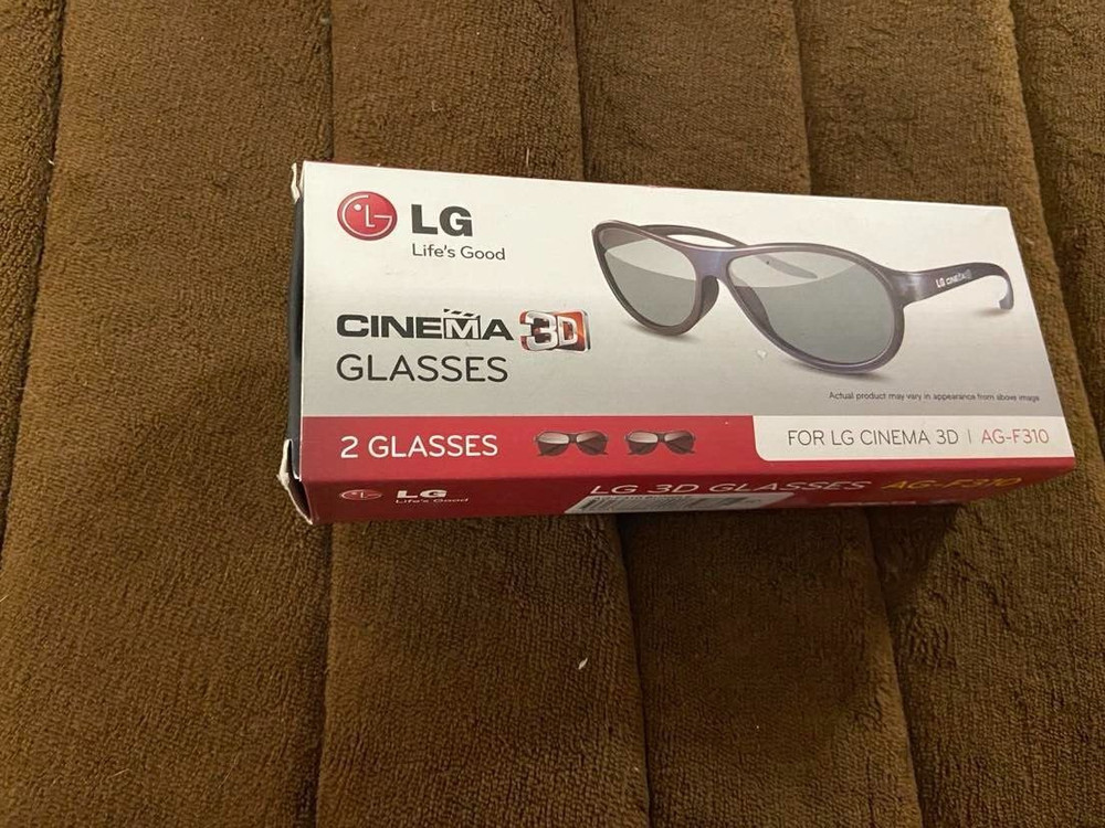 LG CINEMA 3D GLASSES 2 PAIR NEW