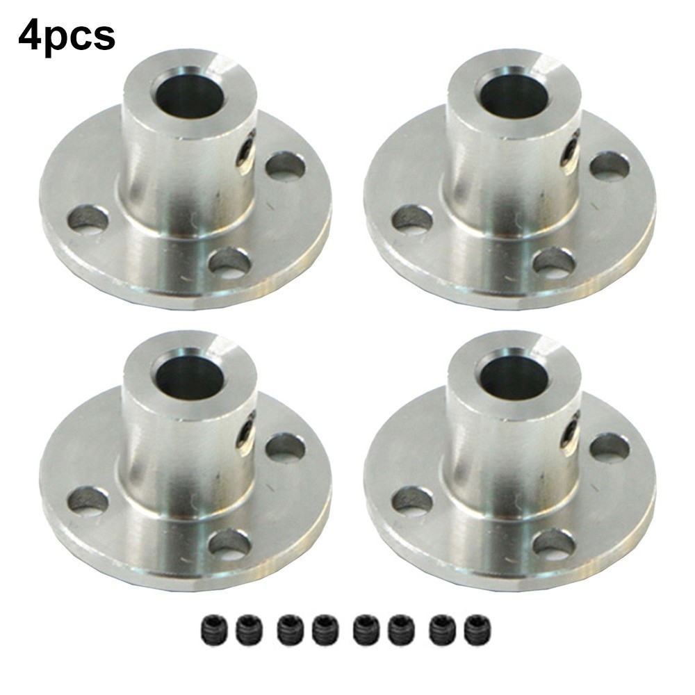 Flange Coupling Screws Shaft Coupling 6mm Inner Diameter 8pcs Fixing Screws