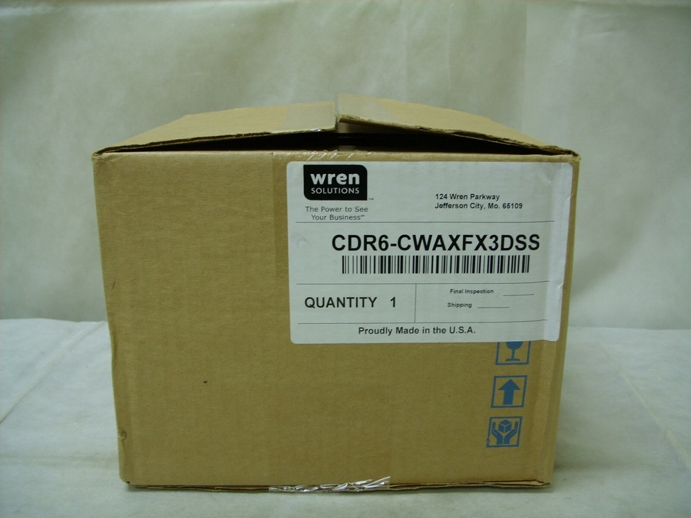 WREN SOLUTIONS Replacement Surveillance Camera Bubble Dome Cover CDR6-CWAXFX3DSS