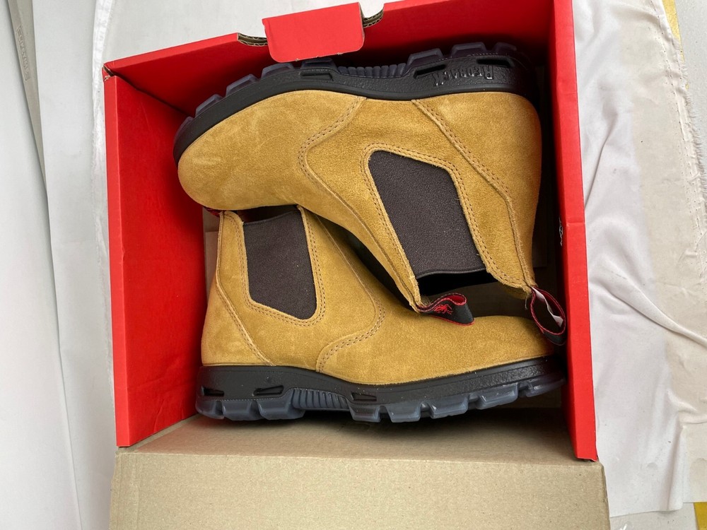 Redback Bobcat UBBA Elastic Sided Soft Toe Work Boots Wheat