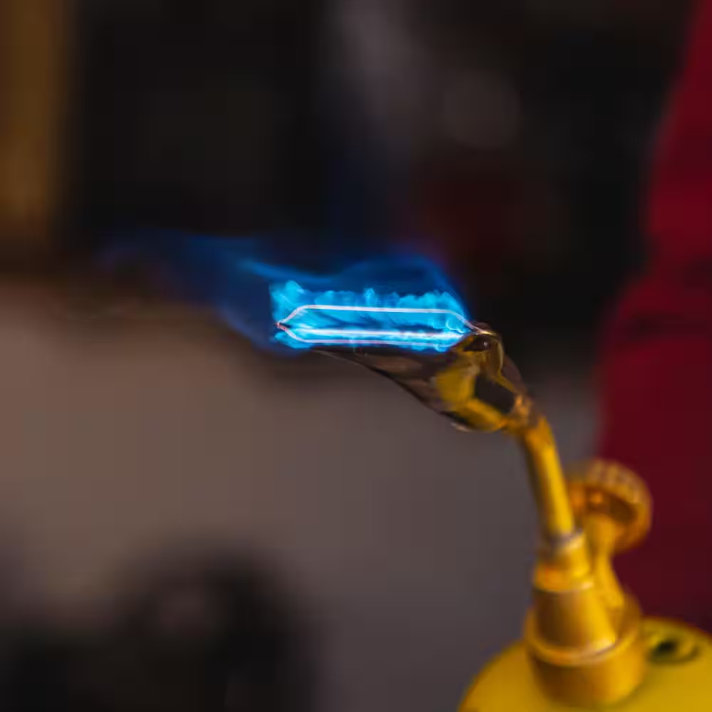 Multi-Torch Brass Interchangeable Flat Flame Burner Tip (Fuel Not Included)