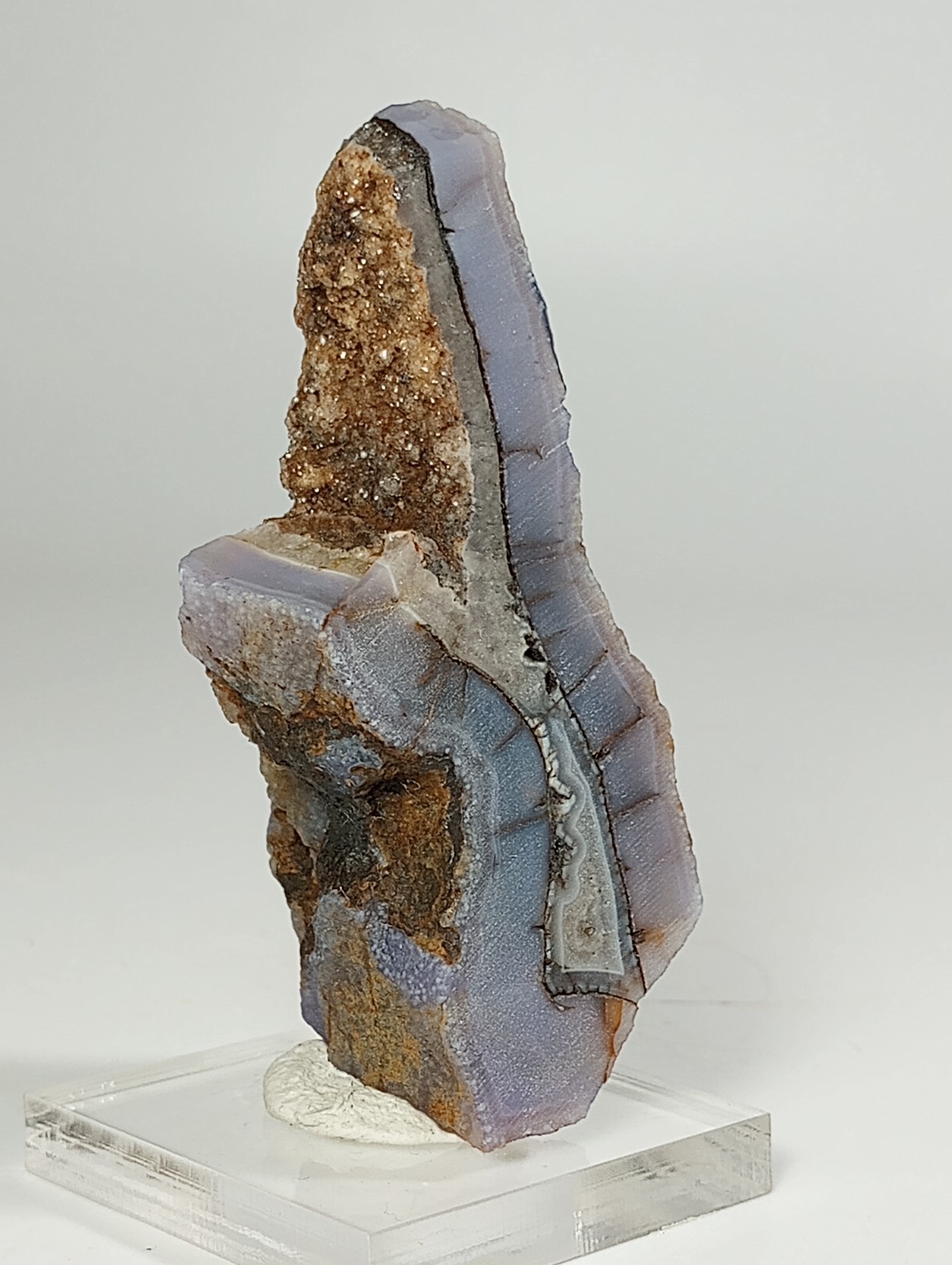 Holley Blue Agate Unpolished Specimen