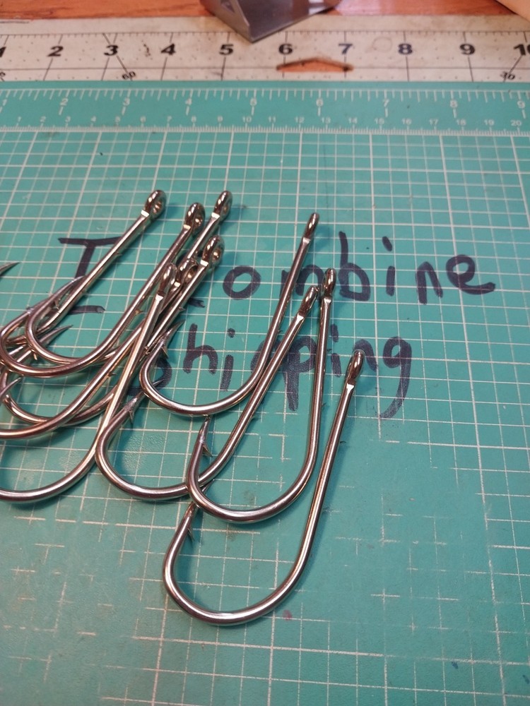 Eagle Claw Nickel 10/0 Tuff Hooks New