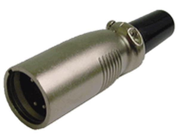 XLR 4pin Male Black