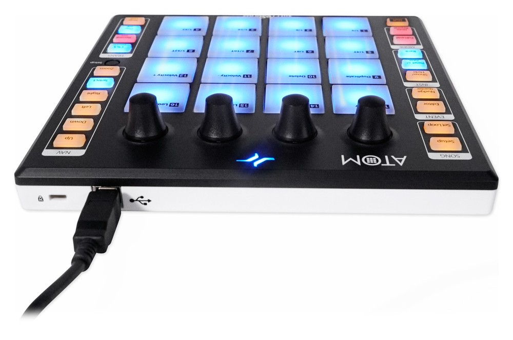 PRESONUS ATOM 16 Pad USB MIDI RGB DJ Controller+Studio One Software+Headphones