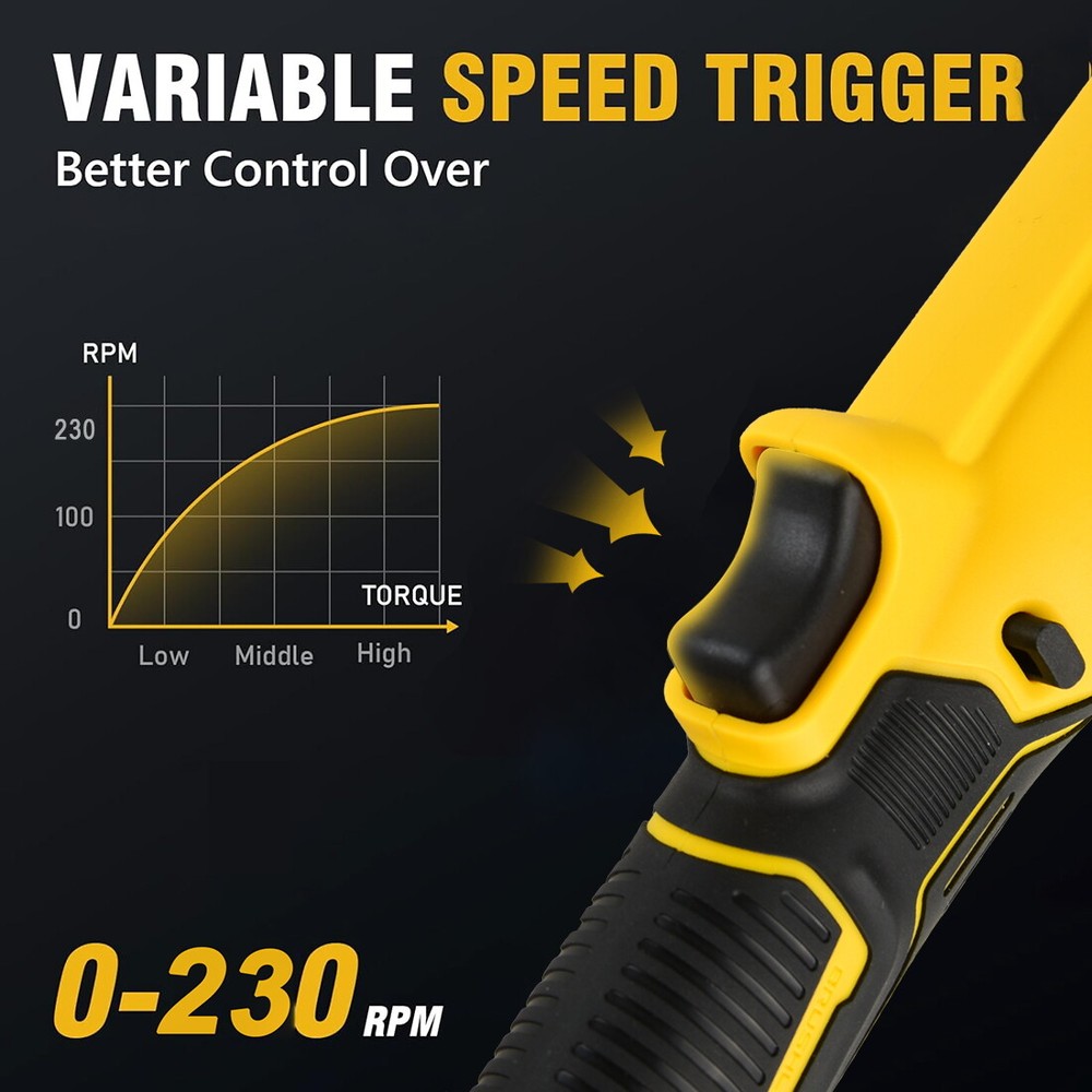 For DEWALT DCB206 20V 3/8 inch Cordless Variable-Speed Impact Driver -Bare Tool