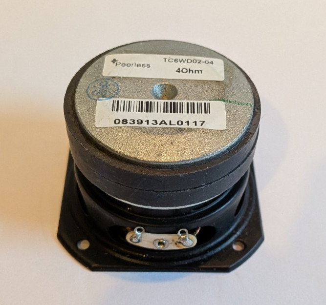Peerless Silver TC6WD02-04 2.00" Full Range Midrange Woofer 4 Ohm