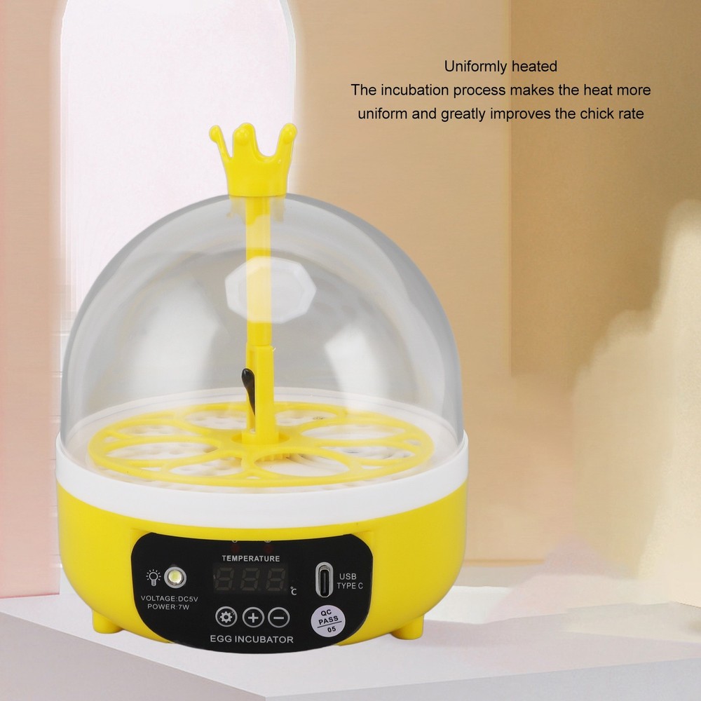 Mini Egg Incubator for Home Automatic Temperature Humidity Eggs