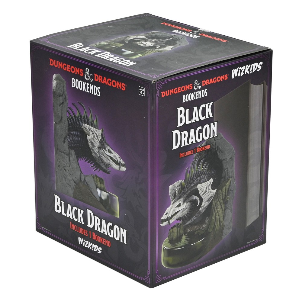 BACK-ORDER - D&D Bookend: Black Dragon