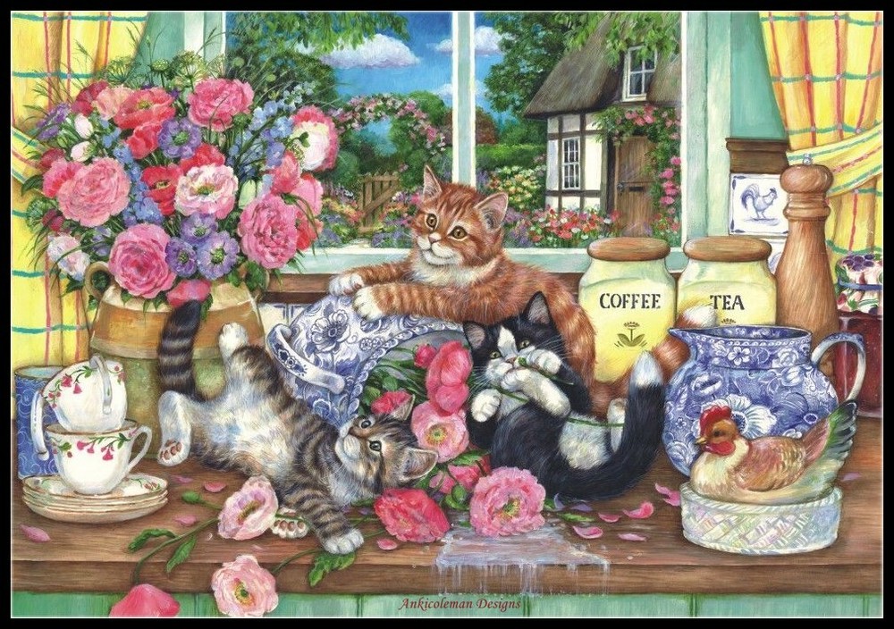 Naughty - DIY Chart Counted Cross Stitch Patterns Needlework DMC Color 14 ct