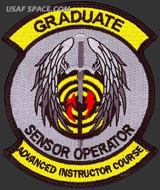 USAF 26th WEAPONS SQUADRON - SENSOR OPERATOR - ADVANCED TACTICS - ORIGINAL PATCH