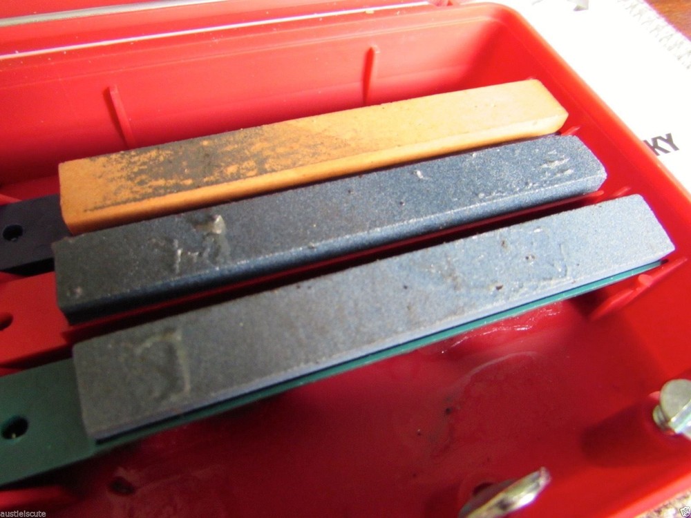 Lansky Knife and Tool Sharpener Guide Stone Kit Lot