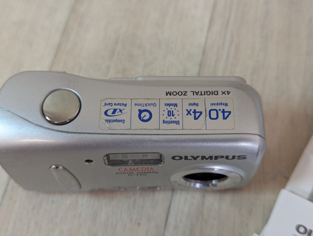 Olympus Camedia C-170 4mp Digital Camera Tested Working