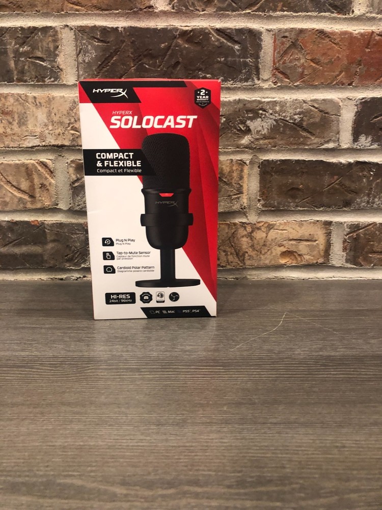 HyperX SoloCast - USB Microphone (Black)