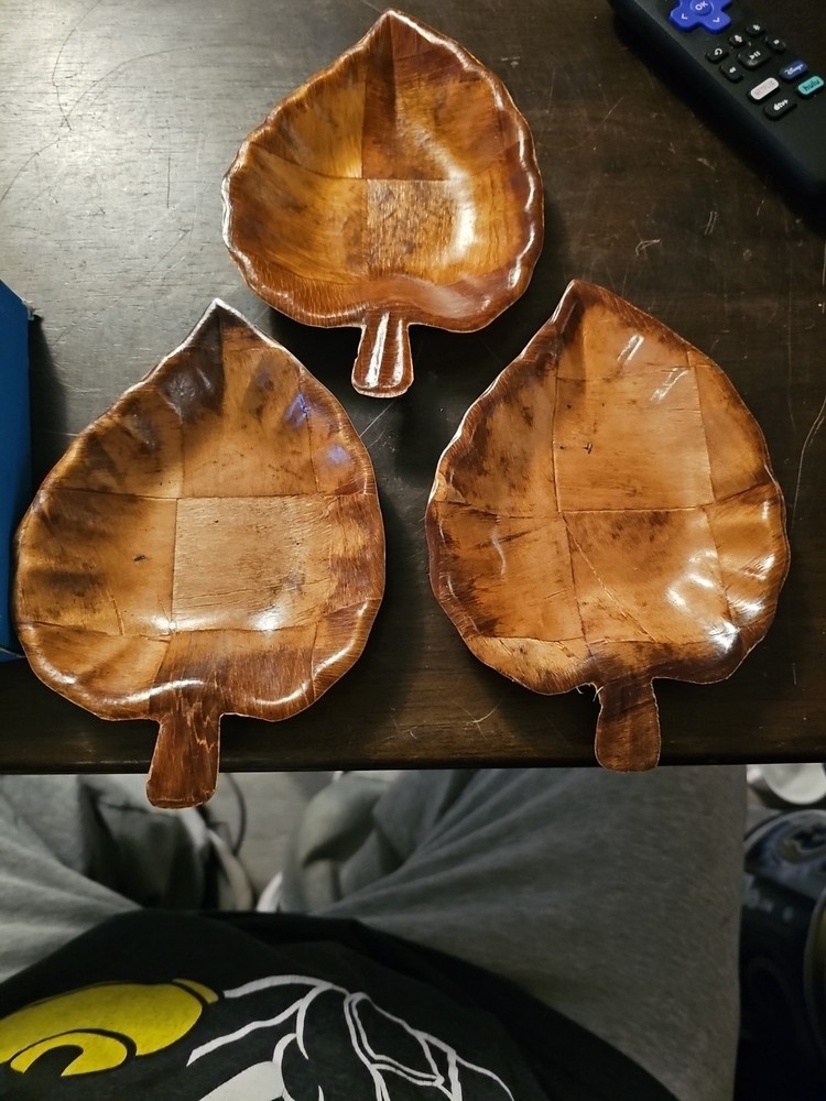 Leaf Shape Tray Set