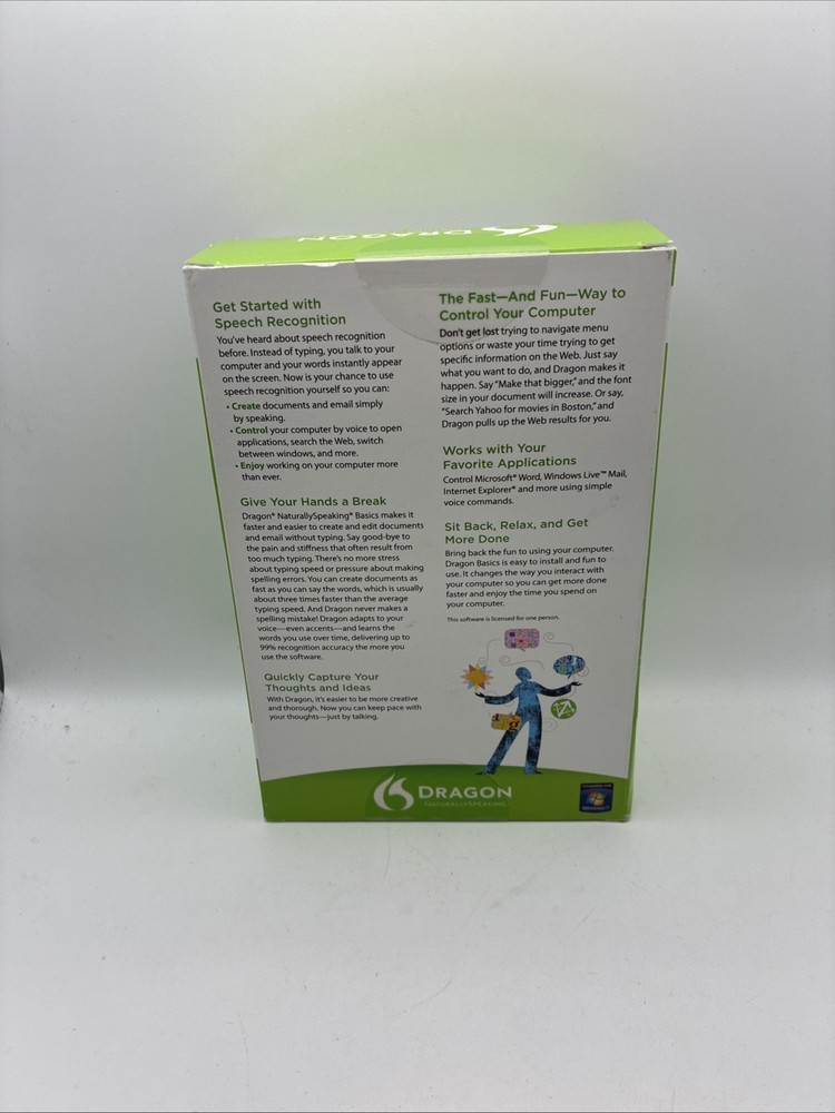 Dragon NaturallySpeaking Speech Recognition Software Basics Version 11 By Nuance