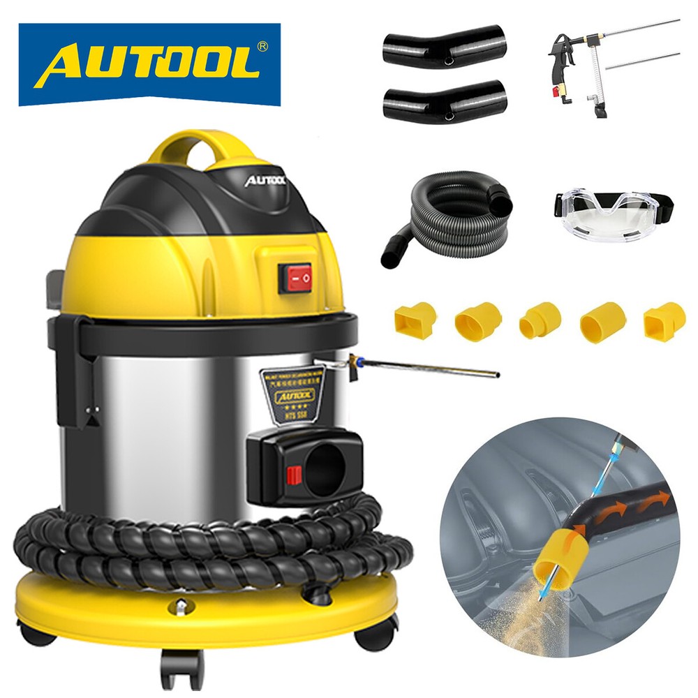 Automotive Engine Intake Pipe Valve Cleaner Walnut Sand Carbon Blasting Machine