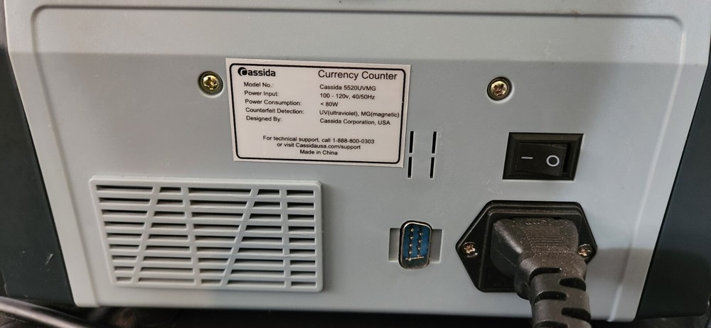 Cassida Currency Counter (5520UVMG)