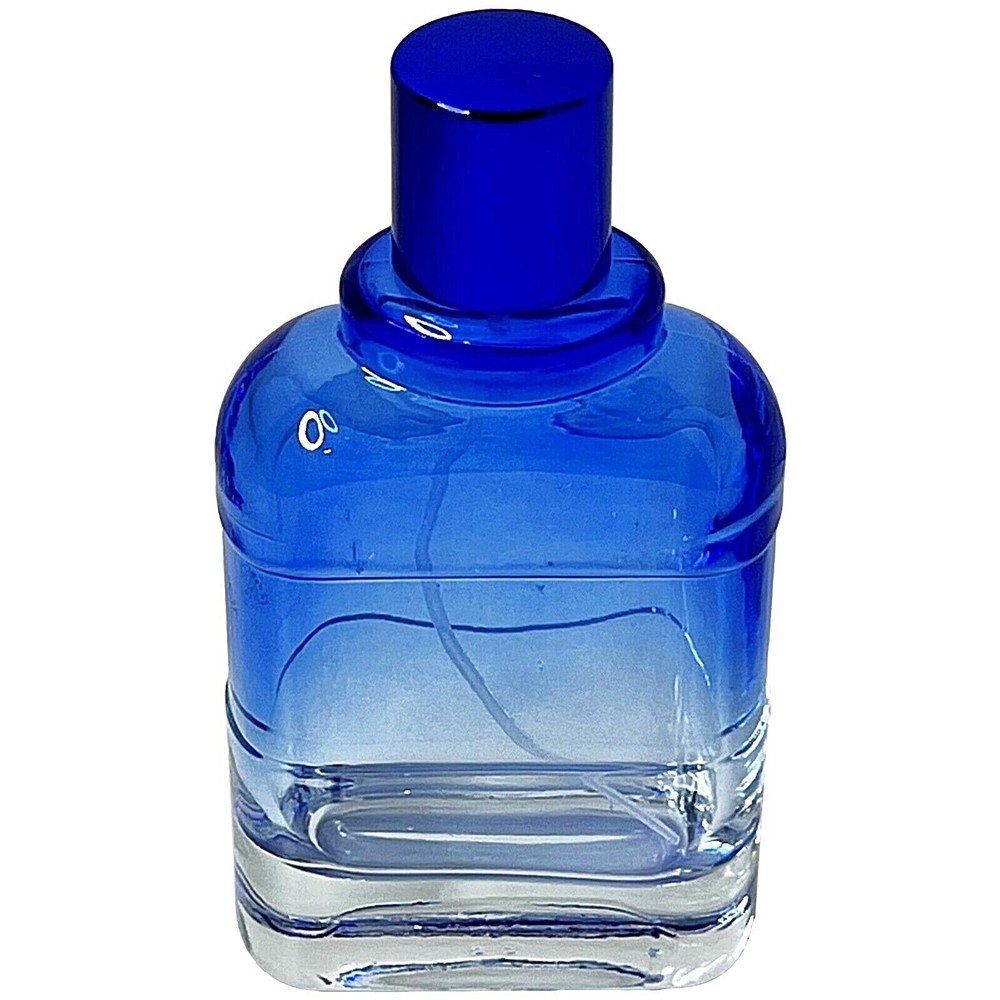 100ml 3.4oz clear gradient colored glass spray empty perfume bottles decant