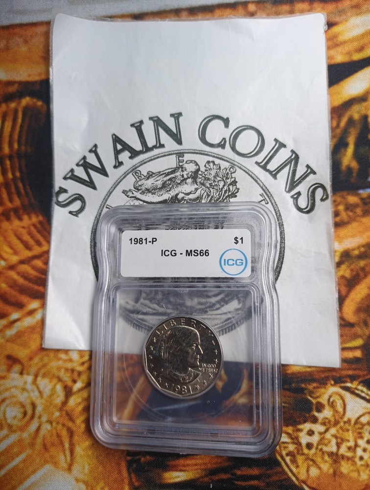 1981 P $1  Susan B. Anthony MS66 E127
