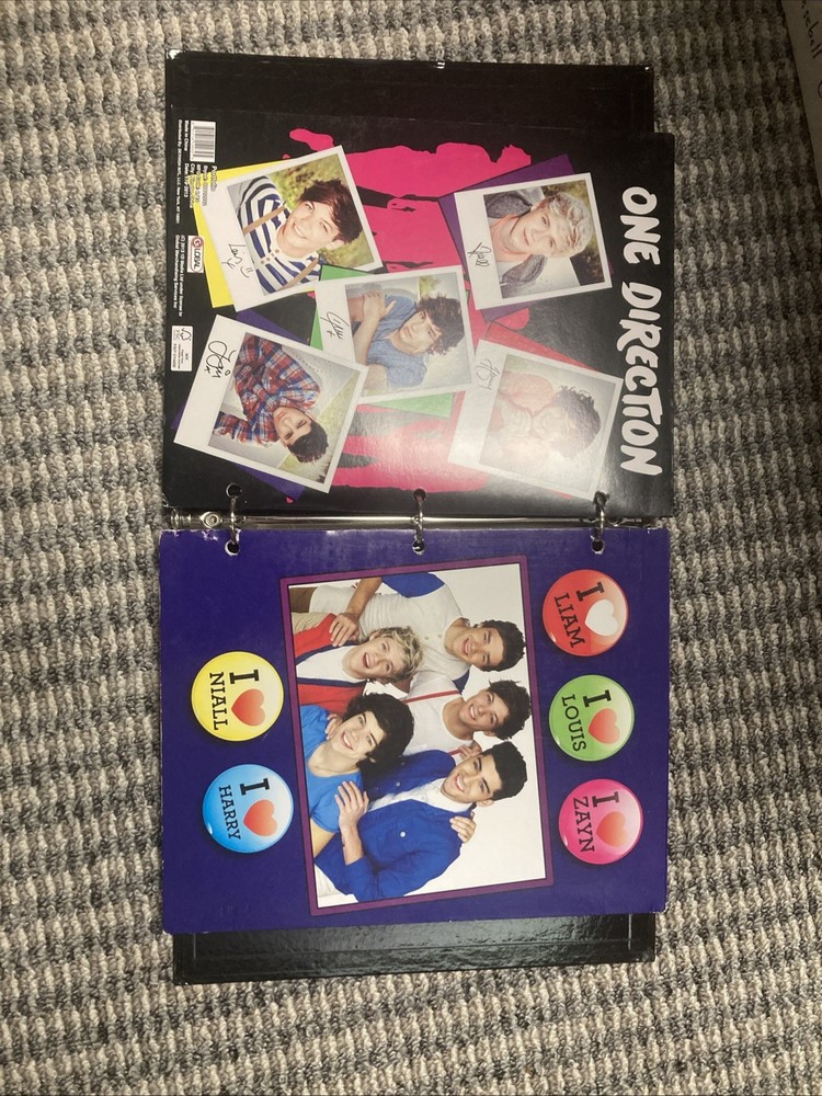 One Direction Lobal Binder With 4 Folders 2012