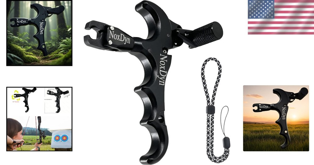 Aluminum Thumb Release for Compound Bow - Adjustable & Lightweight