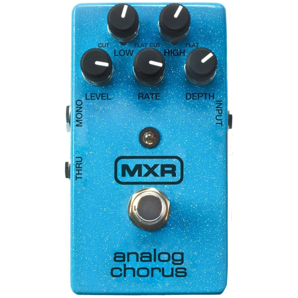 MXR M234 Analog Chorus Pedal w/ Patch Cable, Strap, and Pick Pack
