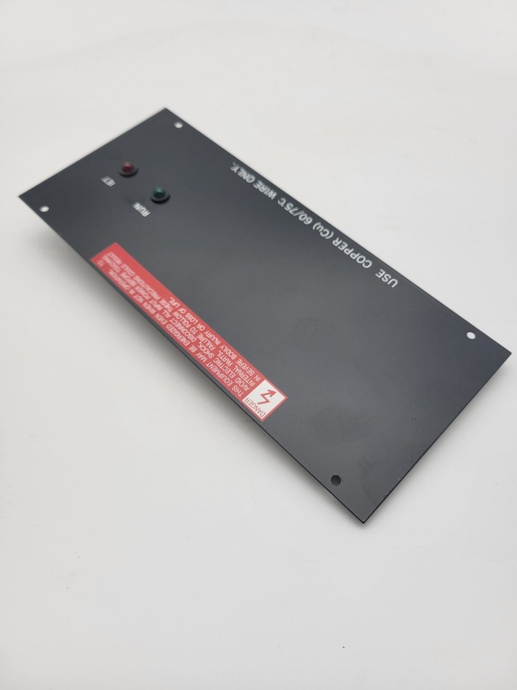 Reliance 1LS2004 RUN IET Panel Plate Indicator Light Assembly Frequency Meter
