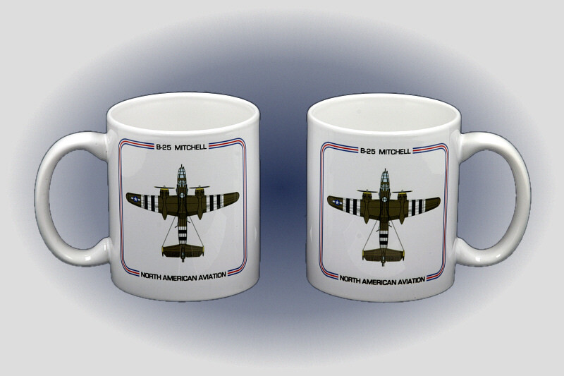 B-25 Mitchell Coffee Mug - Dishwasher and Microwave Safe