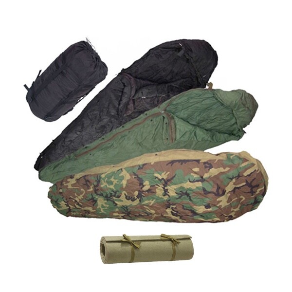 US Military Issue Modular Sleeping System 4 - Part & Foam Sleeping Pad -Used