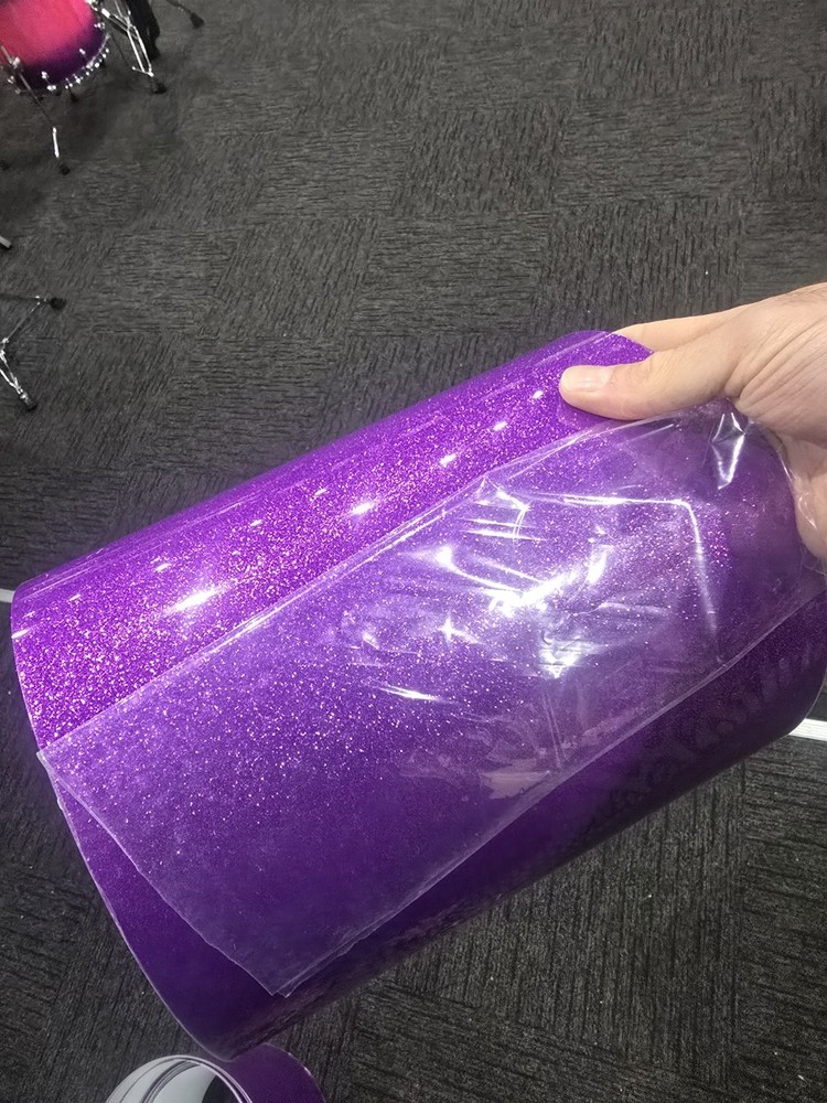 DFP Drum Wrap - Purple / Violet Sparkle ***CLEARANCE