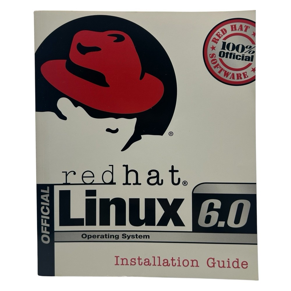 Red Hat Linux 6.0 Big Box Operating System Vintage Computer Software 1999