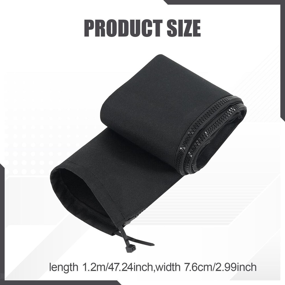 Boat Zippered Rigging Sleeve Portable Versatile Easy Installation Practical