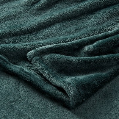 Threshold Microplush Throw Blanket - Pine Full/Queen 92x90 Oversized