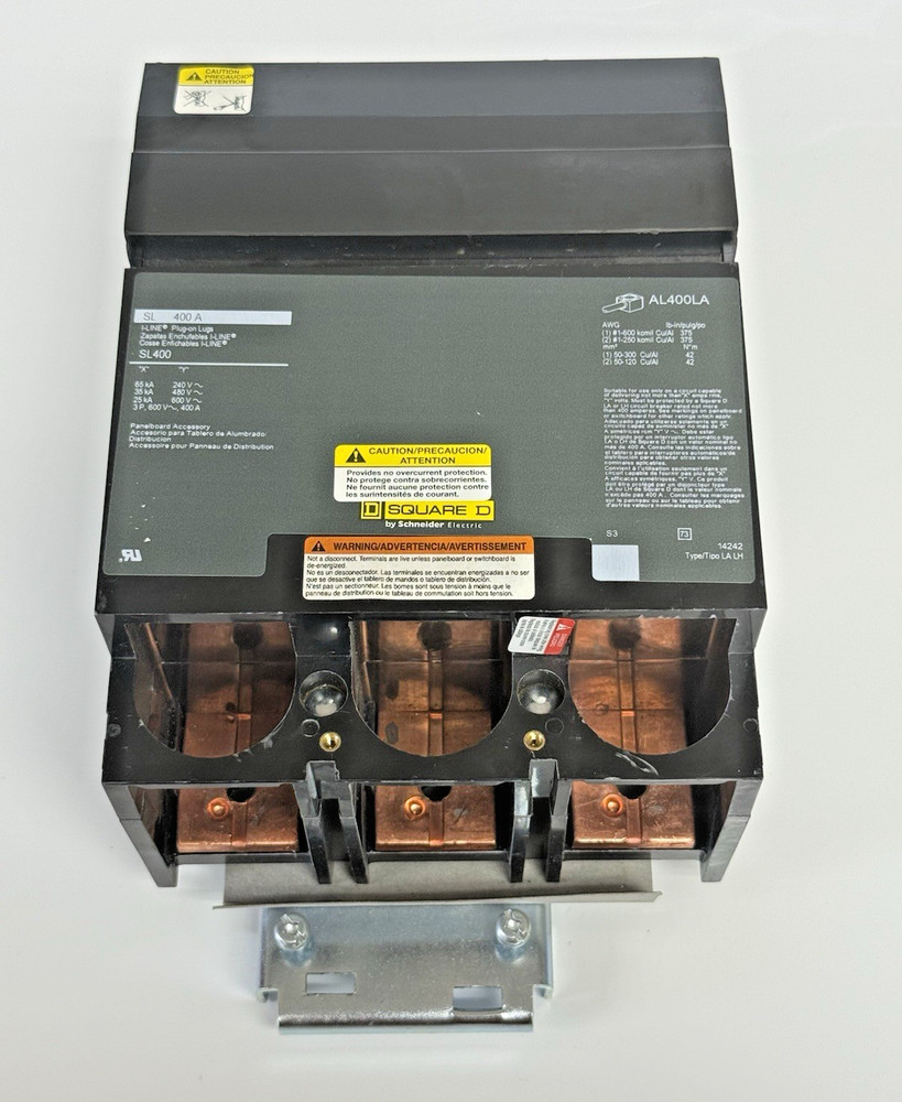 Square D SL400 I-Line Plug-On Sub-Feed Lug 400A 3-Pole 600V