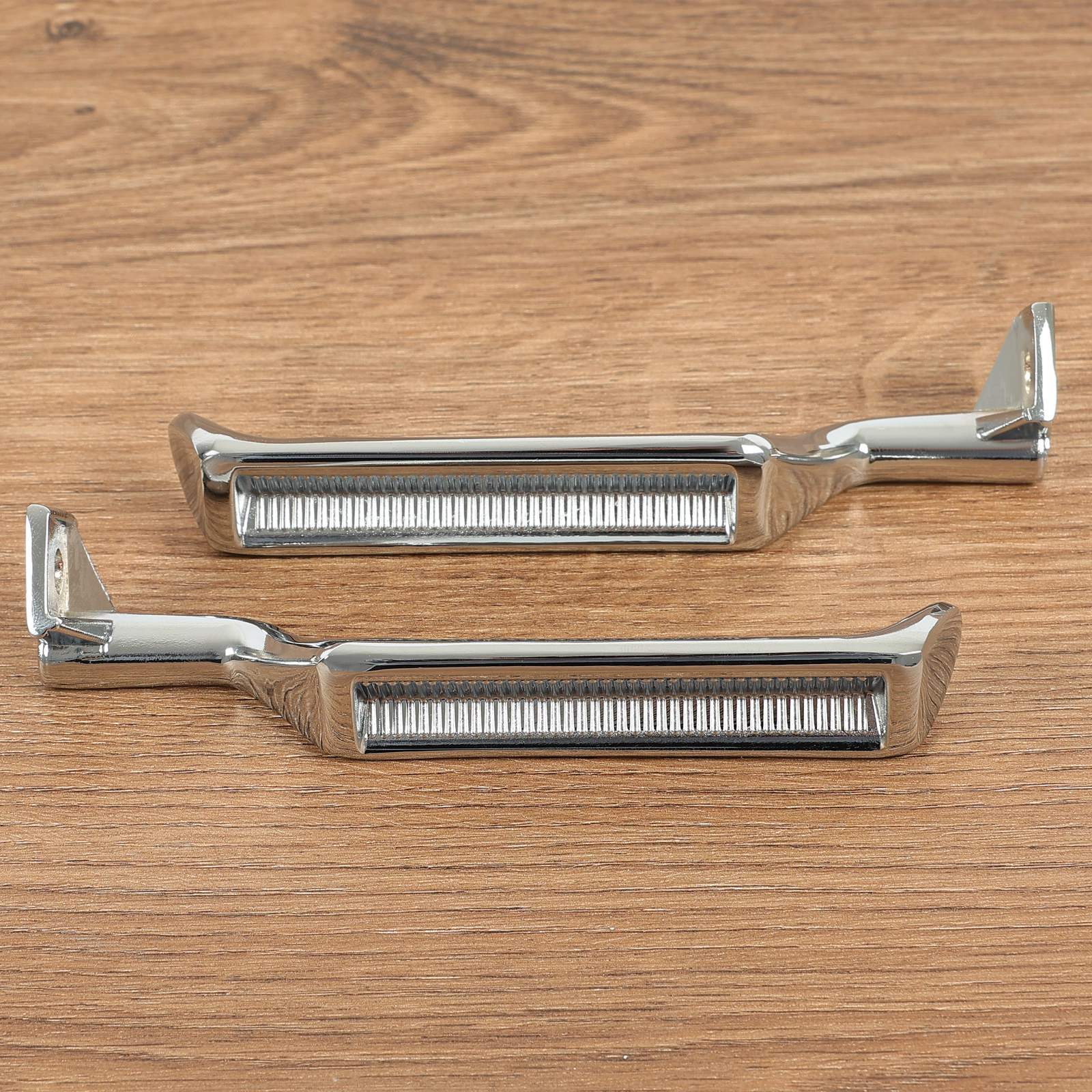 Chrome Metal Inside Interior Door Handle Pair For F-150 F-250 F-350 Bronco 87-96